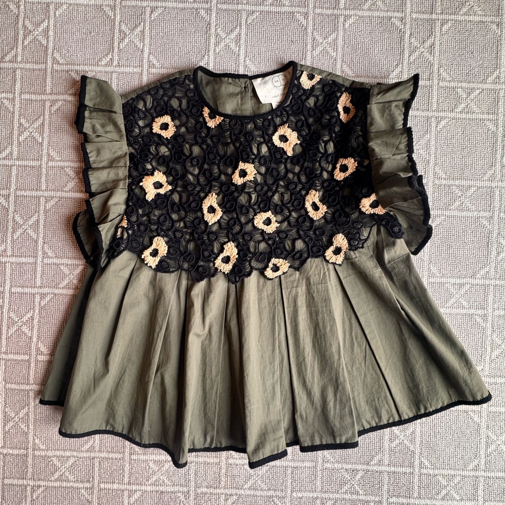 Anthropologie - Amit Aggarwal Lace Swing Blouse EC - Picture 2 of 5